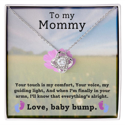 To My Mommy Love Baby Bump Love Knot