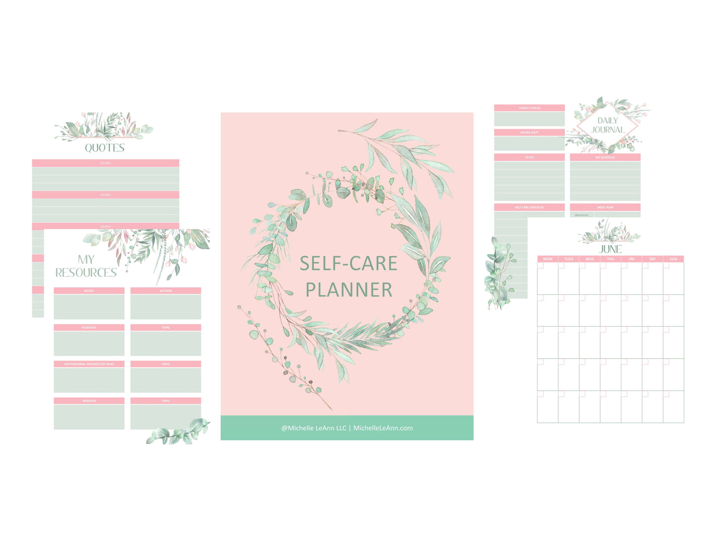 Self Care Planner Printable Volume 1a