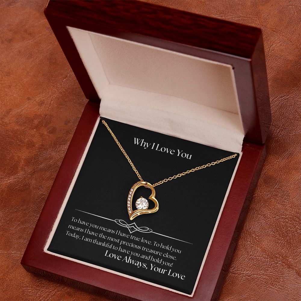 Why I Love You 002 Forever Love Necklace