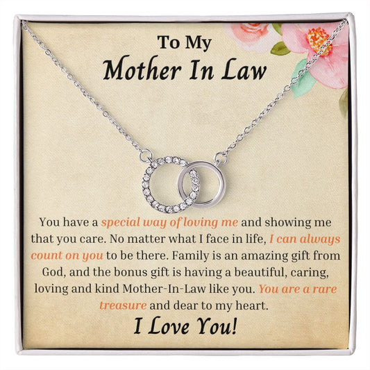 Mother In Law - You Have A Special Way Of Loving Me - I Love You - Perfect Pair Necklace