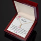 Daughter From Dad - If I Could Give You One Thing - Alluring Beauty Dainty Necklace