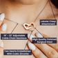 Wife - You Are My Dream Come True - Interlocking Hearts Necklace