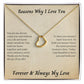 Reasons Why I Love You 007 Delicate Heart Necklace