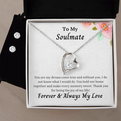 Soulmate - You Are my Dream Come True - Forever Love Necklace Set