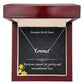 December Narcissus Flower 010 Personalized Name Necklace