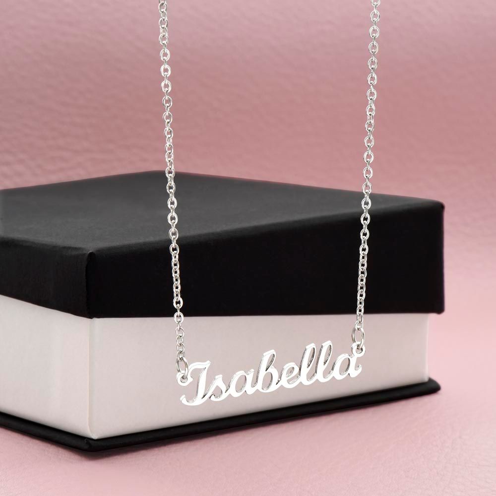 Personalized Name Necklace - Great Birthday Gift For Someone Special