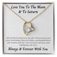 Love You To The Moon And To Saturn 004 Forever Love Necklace