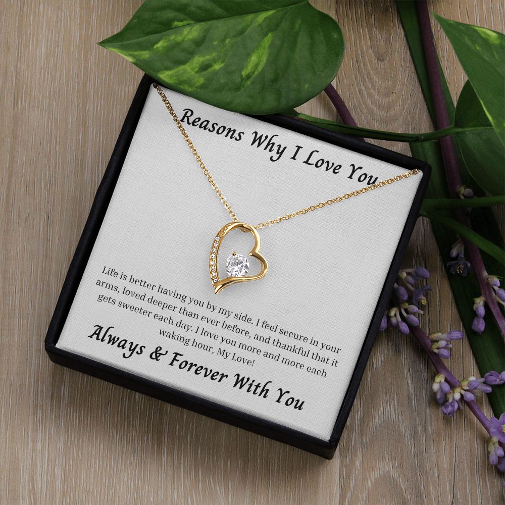 Reasons Why I Love You 004 Forever Love Necklace