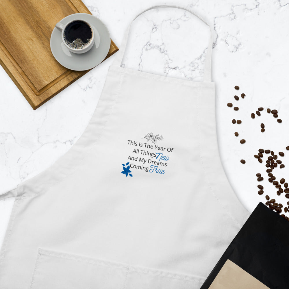 Embroidered Apron The Year Of All Things New