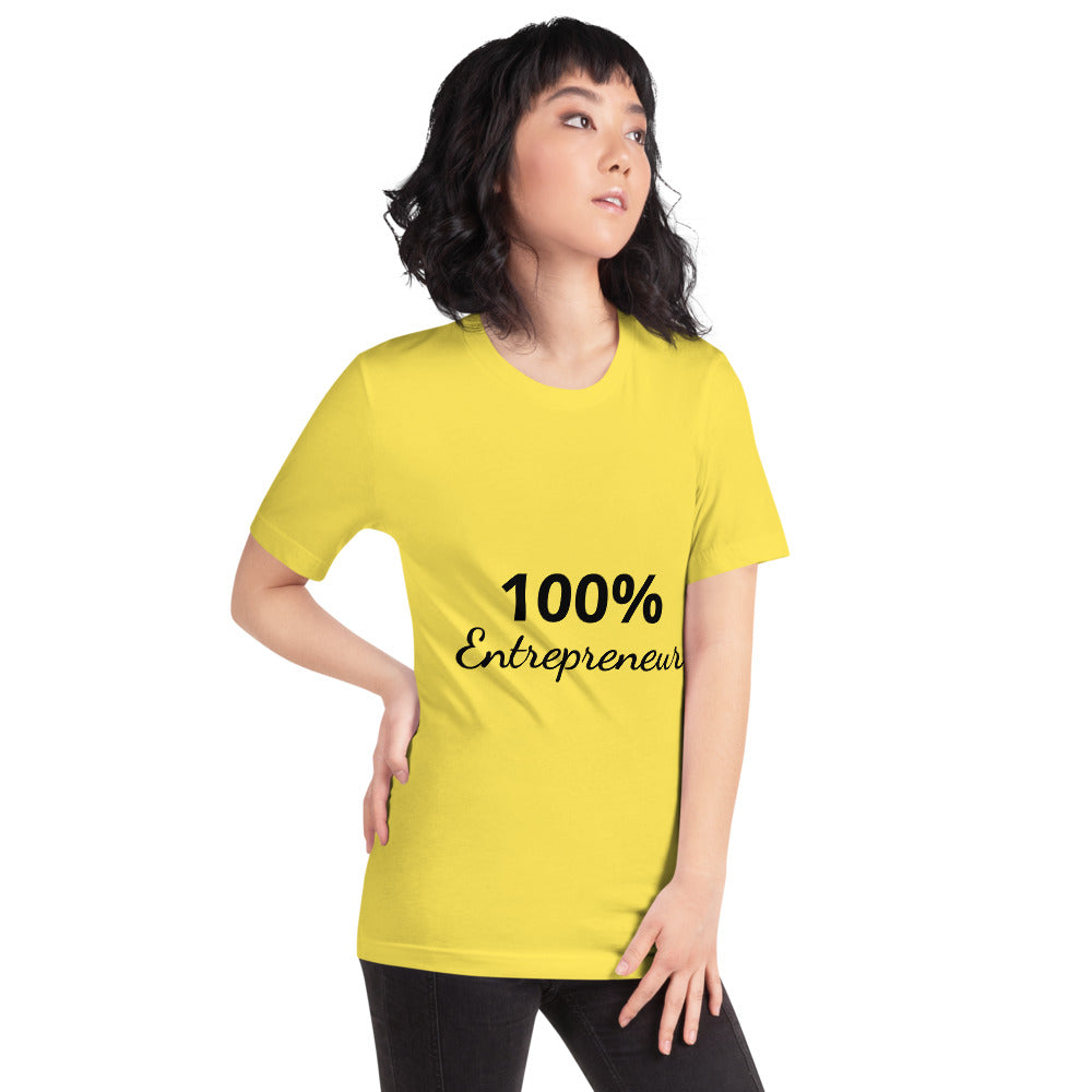 100% Entrepreneur (Unisex T-Shirt) - E2 Express
