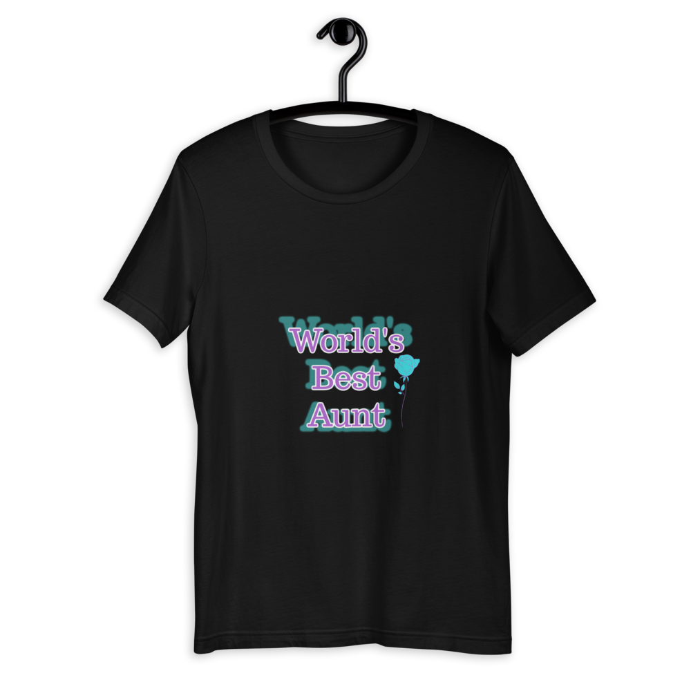 World's Best Aunt Unisex T-Shirt, Best Aunt Ever, Aunt Gift, Aunt Tshirt, Aunt Shirt, Gift For Aunt, Aunt Outfit, Favorite Aunt, My Aunt Rocks