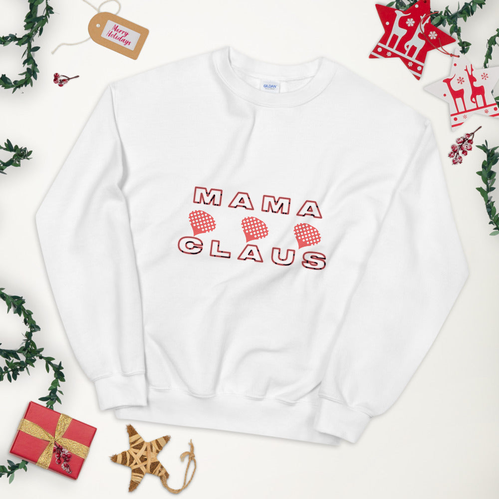 Mama Claus Sweatshirt, Mama Claus Christmas Sweater, Funny Mom Sweater, Christmas Sweater For Mom, Mom Life, Funny Holiday Sweater, Great Gift For Mom, Christmas Sweatshirt For Mom
