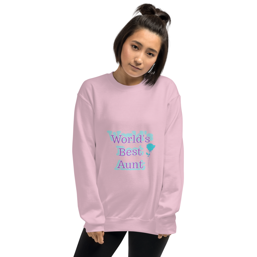 World's Best Aunt Unisex Sweatshirt, Aunt Outfit, Aunt Gift, Aunt Sweatshirt, Aunt Shirt, Gift For Aunt, Favorite Aunt, My Aunt Rocks