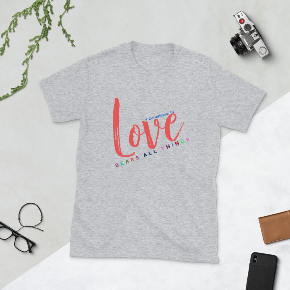 Love, Faith over fear t-shirt, Religious shirt, Christian clothing, Short-Sleeve Unisex T-Shirt