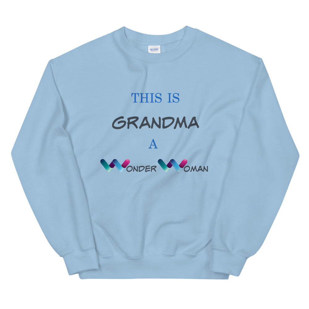 Grandma Gift, Grandma Sweatshirt, Granny Wonder Woman, Granny Sweater, Mother's Day Gift, Gift For Gramy, Grandma's Birthday Sweater, Gift For Her, Nana Sweater, Grandmother, DC Heroes, Wonder Woman Gift