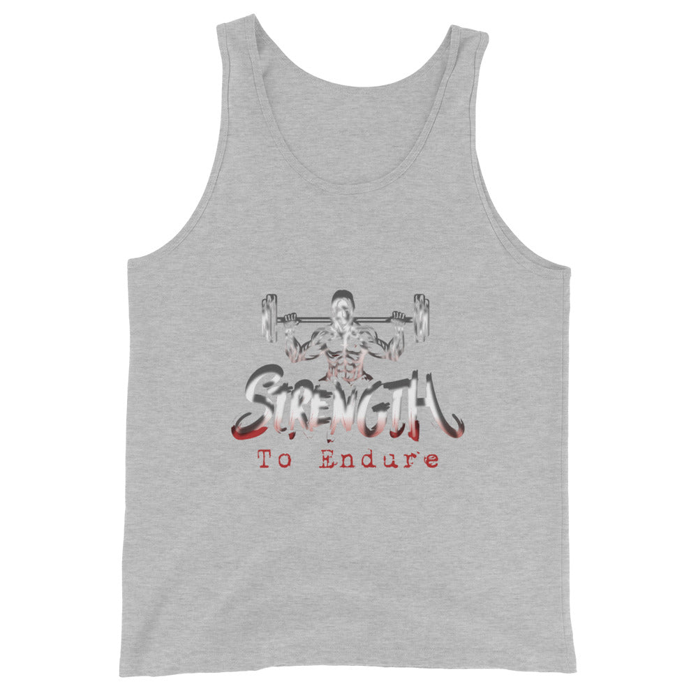Workout Gift For Him Gift For Her Unisex Tank Top Strength To Endure