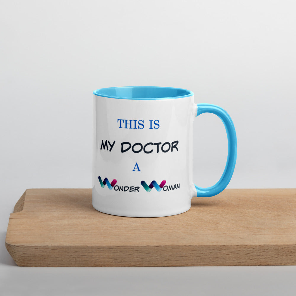 Doctor Gift, Wonder Woman Doctor, Healthcare Thank You Gift, Medical Gift, Gift for Doctor, Women DC Heroes, Gift For her, Doctor Club, Doctor Heroes, Wonder Woman Mug, Gift Mug, Doctor Mug with Color Inside